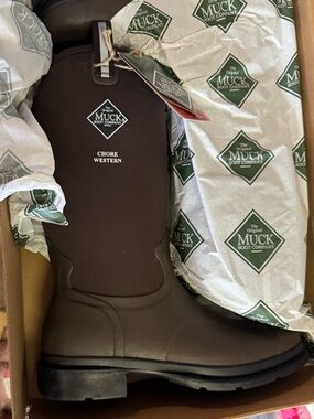 Men’s Chore Western Brown Work Boots